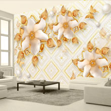 New Designs Decorative Floor Sticker Murals Flowers Mural Waterproof 8D Drop Ship thumbnail-3