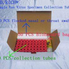 FDA Approved Single-Use Virus Specimen Collection Tube&Swabs (CE) thumbnail-5
