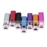 Mini Cheap Portable Lcd Display 2600mAH Power Bank ,metal Lipstick thumbnail-1