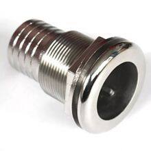 Marine Parts 316 Stainless Steel Thru-Hull Valve Fitting Steel Boat Thru Hull Thru Drain Connector thumbnail-5
