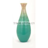 High quality best selling eco friendly spun bamboo laccquer ombre style aqua vase from Vietnam