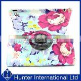 Printed Rose Garden Rotating Tablet Case For IPad 4 thumbnail-2