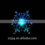 Christmas Transparent Snowflake Led Light Decoration Christmas Street Light With Sucker Base thumbnail-5