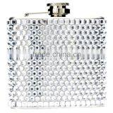 Luxury Crystal Stainless Steel Hip Flask Drinking Party Gift Flask NEW thumbnail-1