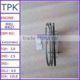 Isuzu 4HJ1 Piston Ring, 4HG1T Piston Ring, 4HG1 Piston Ring 8-97105-867-0 8-97219-054-0 thumbnail-1