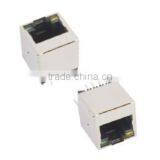 Single Port RJ45 PCB JACK With LED thumbnail-1
