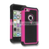 Factory Price ,For Apple Iphone 5C Triple Denfender Case With 11 Colors
