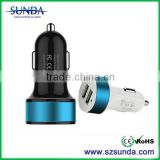 personal design new product of car accessories custom dual port usb car charger 3.1A for USA market