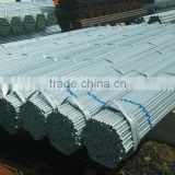 BS1387/ASTM A53 ERW Round Pre Galvanized Steel Construction Pipes/Tubes Multiple Application
