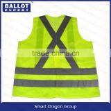 Mesh Polyester Fluorescent Fabrics Reflective Safety Vest From China thumbnail-3