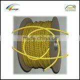 2016 Hotsale Yellow Braided 5mm Coiled Elastic Cord Belt