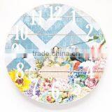 Beautiful Design Round Wood Wall Clock for Home Deco