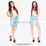 Knee Length Skirts Feathers Sexy Girls Tight Mini Skirt High Quality 3d Digital Full Print Custom Hot Sale Tube Stretchy Skirt thumbnail-3