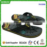Supplier new men's plastic beach flip flops sandals footwear
