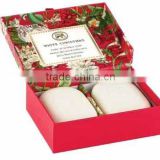 christmas gift handmade soap cardboard box