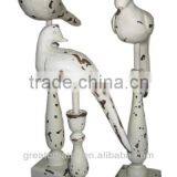 Home Accessories Wholesale French White Bird Figurines