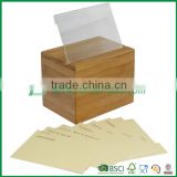 wooden card box recipe from fujian fuboo