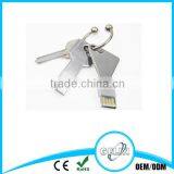 High Quality 8G Key Shape USB Flash Drive With Magnet Box