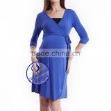 Custom Spandex Bamboo Fiber Maternity Dresses thumbnail-2