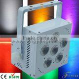 6X15W 5 IN 1 Battery Power Flat Led Par Can