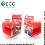 POS Corrugated Plastic Display Stand, Cardboard Counter Top Display