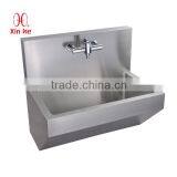 Commercial Wall Hung Hospital Stainless Steel Hand Washing Trough Medical Surgical Scrub Sink With Sensor Taps thumbnail-4