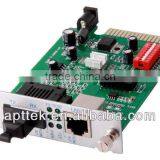 Gigabit 80KM WDM BIDI Media Converter Singlemode Card Type Media Converter thumbnail-1