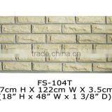 Polyurethane High Quality Beautiful Decorative pu Stone Panel thumbnail-4