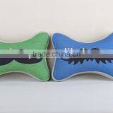 Simple and Popular Cute Bone Shape Mustache Printed Design Linen Home Decorative Chair Sofa Cushion Neck Rest Car Cushion Pillow thumbnail-1