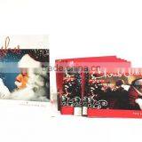 chrismas paper greeting card