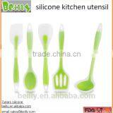 5 Piece Premium Silicone Kitchen Baking Set - Spatulas, Spoons & Turner - Heat Resistant Cooking Utensil