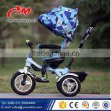 Wholesale Best Quality Metal Baby Tricycle With Wagon / Two Seat Child 3 Wheel Trike / AIR TYRE Tricycle for Children thumbnail-4