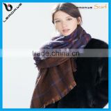 ZA fashion 2015 best selling plaid blanket winter scarf fashion