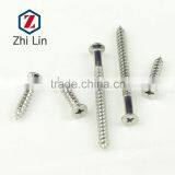 Stainless Steel Cross recessed Countersunk Head Self-tapping Screws DIN7982