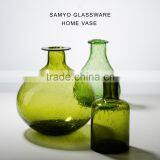 SAMYO Crafted Fashion Color Vase Home Decoration With Green Color thumbnail-1