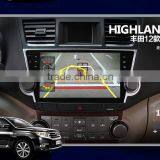 Android Car Video GPS Multimedia System for Toyota Highlander 2012 Kluger With Wifi, Bt, Dvr, Rear View Input thumbnail-4