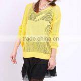 Women's Cotton Spring Summer Hole Fashion Sweater