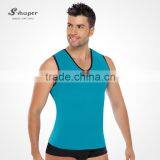 S-SHAPER China Factory Men`s Camiseta Ultra Sweat Shirt Sports Sweat Enhancing T-shirt Weight Loss Control Tank Top thumbnail-1