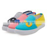 2015 New Round Sweet Love Heart Singles Shoes Low Heels Slip-on Lazy Flat Shoes Leisure Shoes Women Sneakers Canvas Shoes