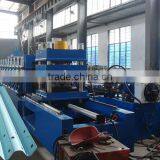 W Profile Forming Machine , Highway Guardrail Roll Forming Machine With High Speed