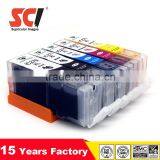 PGI-270XL CLI-271XL Edible Refillable Ink Cartridges for Canon PIXMA MG5720/MG5721 With Newest Apex Chip thumbnail-2
