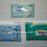 China Supplier Automatic Wet Tissue Paper, Wet Wipes Horizontal Packaging Machine