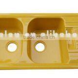 High Quality Hot Sale Black Acrylic Solid Surface Resin Stone Kitchen Sink,solid Surface Double Bowl Kitchen Sink thumbnail-6