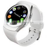 NO.1 G3 Bluetooth Smart Watch Phone Full Round Circle Wrist Smartwatch MTK2502 SIM TF Card Fitness Tracker for IOS Android Phone thumbnail-3