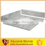 Italy White Carrara Marble Wholesales Vanity Top thumbnail-2