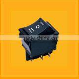 Electrical Double Pole Rocker Switch,6A 250V/10A 125V Red 6pin On-off Rocker Switch thumbnail-1