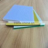 Wholesale White 8mm Thickness Plastic Corrugated Board Plastic Board Aluminum Hollow Profile