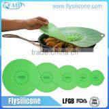 Silicone Cookware Parts Universal Pan Pot Suction Lid Food Covers Pan Lids thumbnail-5