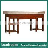 ADA Hotel Bathroom Vanity With Wood Shelf thumbnail-1