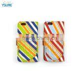 2015 New Design Lovely Stripe Pattern Denim Leather Case For Pantech Sky VEGA SECRET UP IM-A900K With Special Stand Back up thumbnail-2